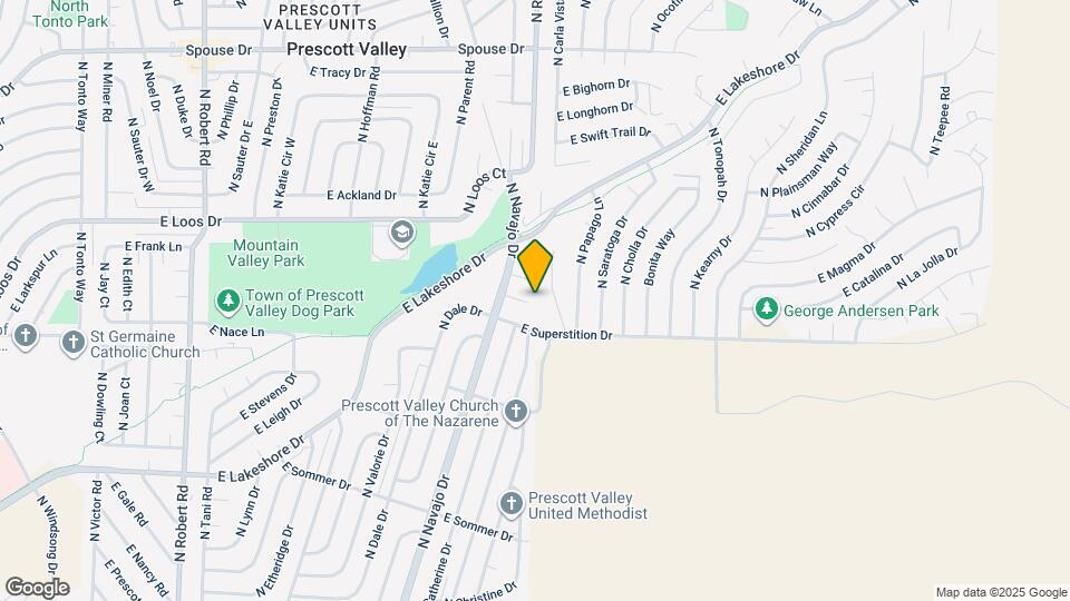 8980 E Navajo Ct Map and Location Details