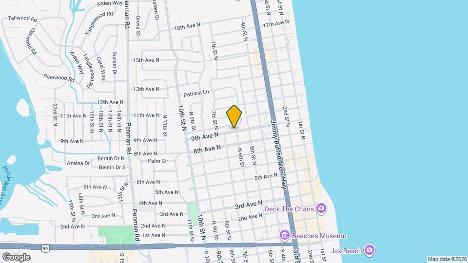 1012 N 6th St Map and Location Details