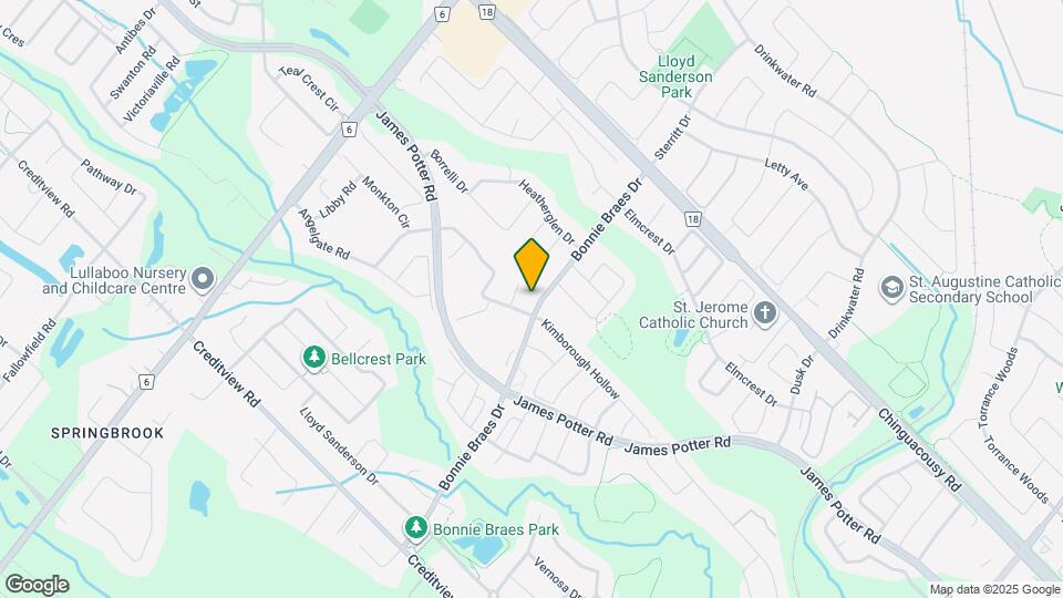 106 Bonnie Braes Dr Map and Location Details