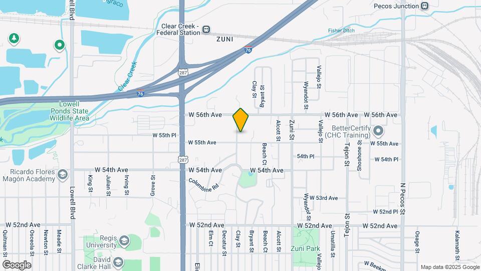 5510 Clay St Map and Location Details