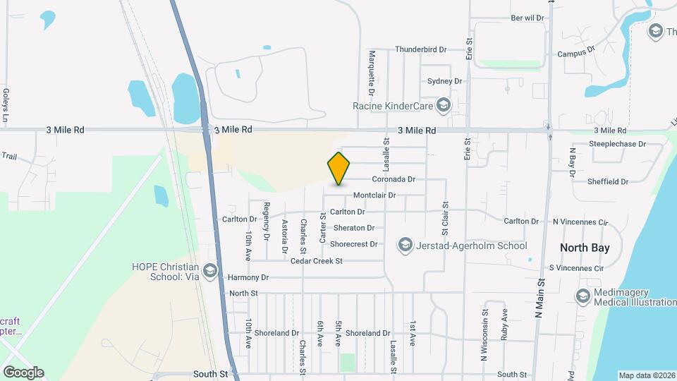 1208 Montclair Dr Map and Location Details