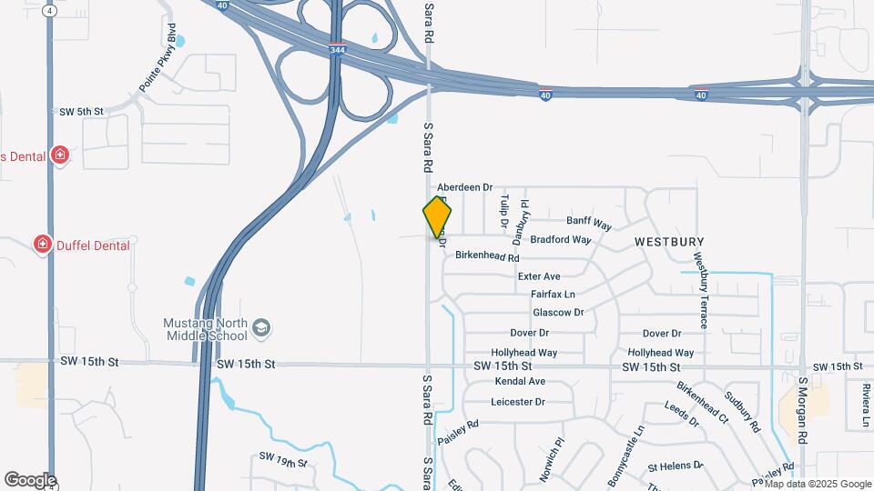 1201 Edinburg Dr Map and Location Details