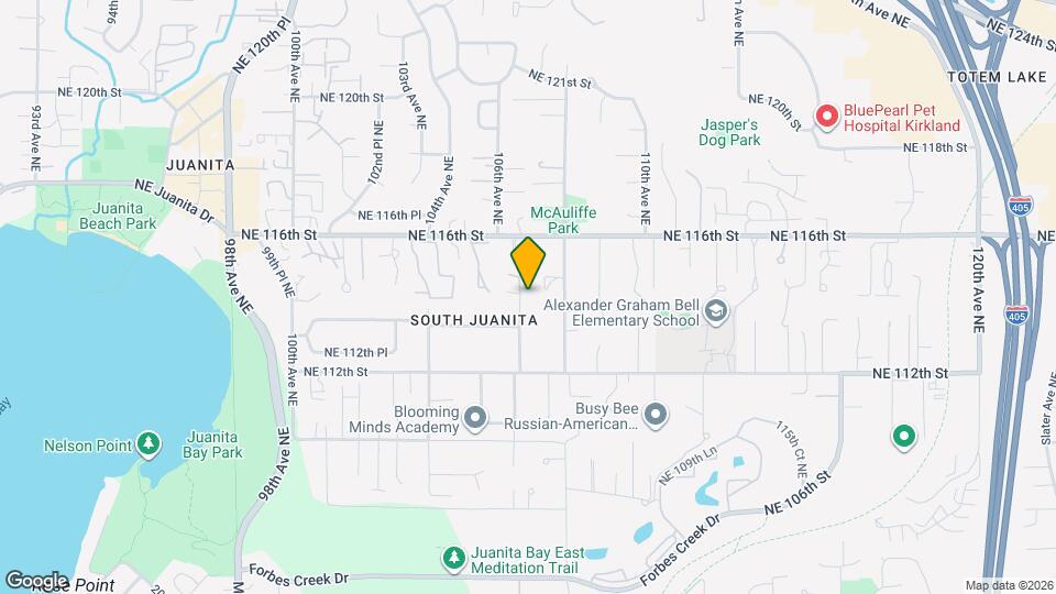 11318 106th Ave NE Mapa y Detalles de la Ubicación