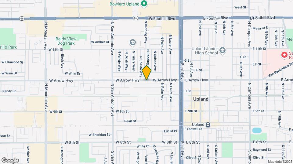 388 W Arrow Hwy Mapa y Detalles de la Ubicación
