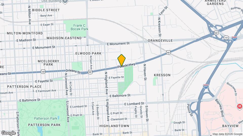 3627 Pulaski Hwy Mapa y Detalles de la Ubicación