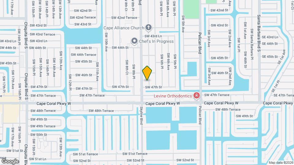 4622 SW 7th Pl Map and Location Details