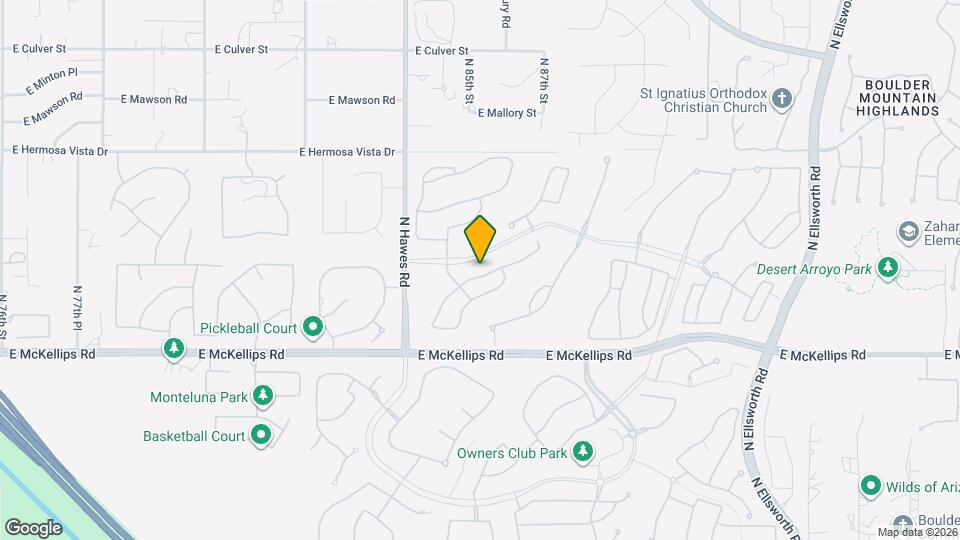 8536 E Kael St Map and Location Details
