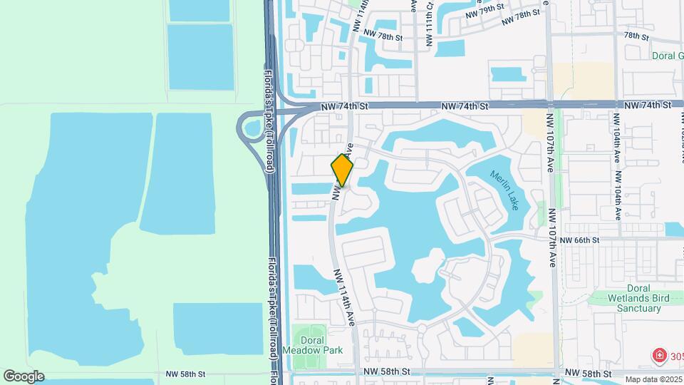 6864 NW 113th Pl Map and Location Details