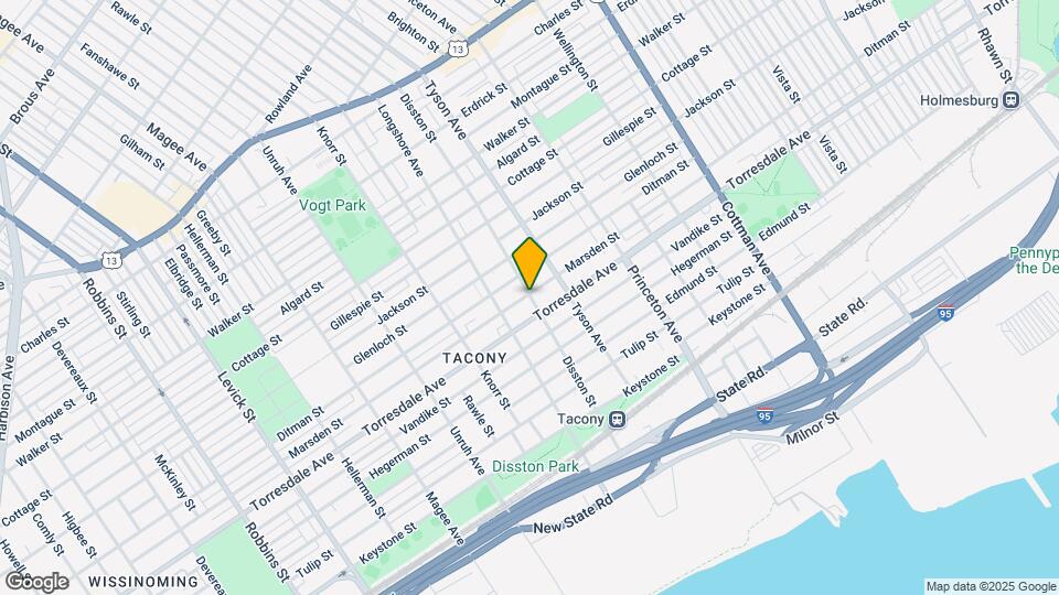 4618 Disston St-Unit -First floor Map and Location Details