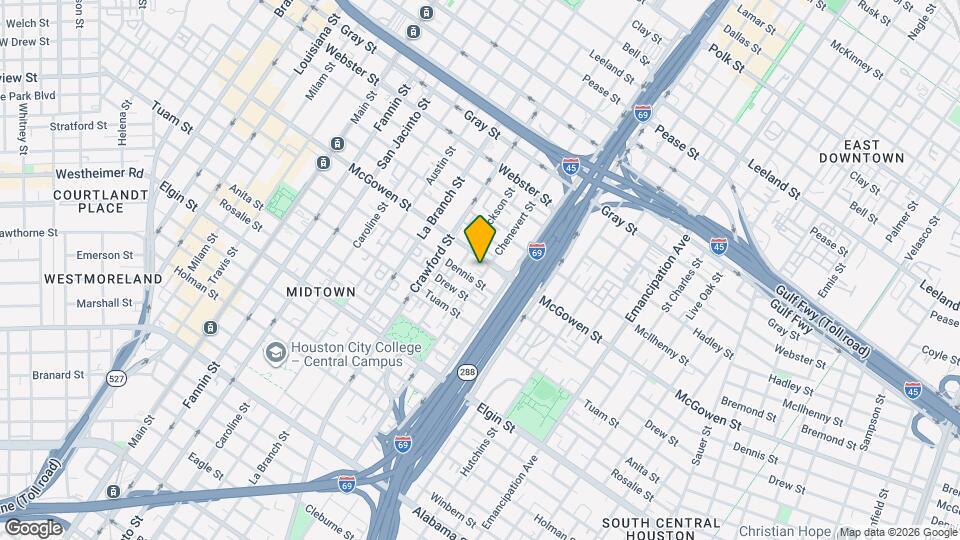 2612 Chenevert St Mapa y Detalles de la Ubicación