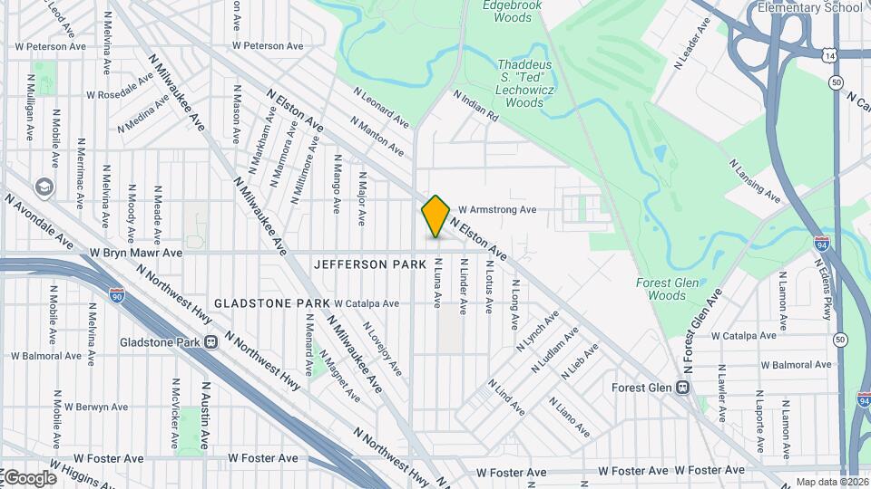 5534 W Bryn Mawr Ave Map and Location Details