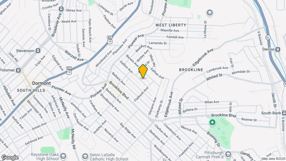 729 Gallion Ave, Unit 1 Map and Location Details