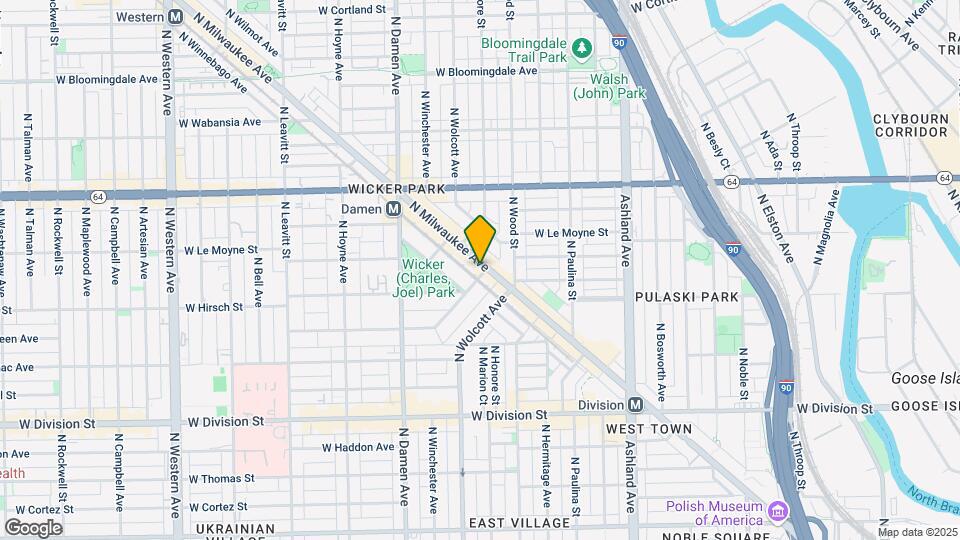 1438 N Milwaukee Ave, Unit 2 Mapa y Detalles de la Ubicación