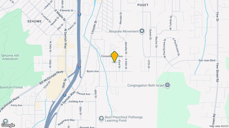 129 S 42nd St Map and Location Details