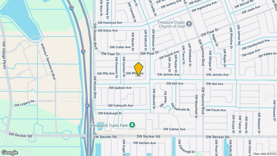 1431 SW Hackensack Ave Map and Location Details