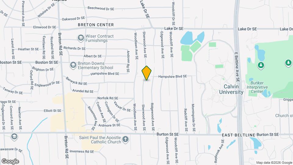 1706 Sherwood Ave SE Map and Location Details