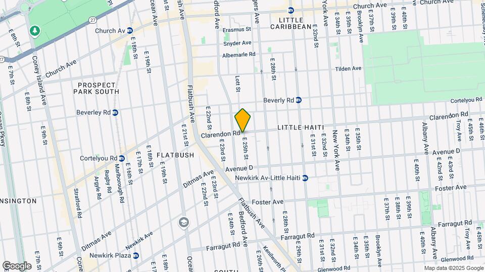 310 E 25th St Map and Location Details