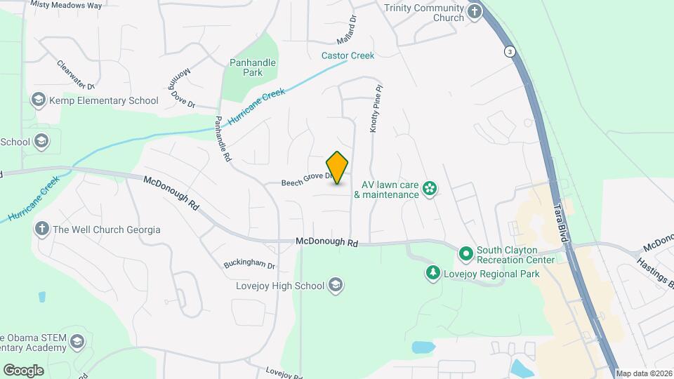 1606 Elizabeth Ln Map and Location Details