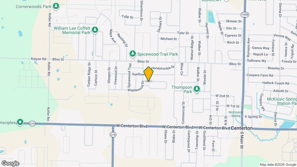 1002 Applewood Cir Map and Location Details