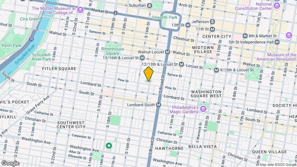 350 S 15th St Map and Location Details