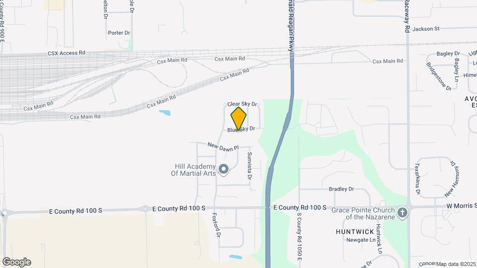 10213 Blue Sky Dr Map and Location Details