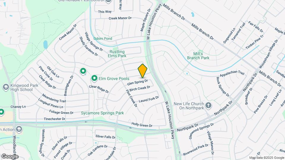 3303 Glen Spring Dr Map and Location Details