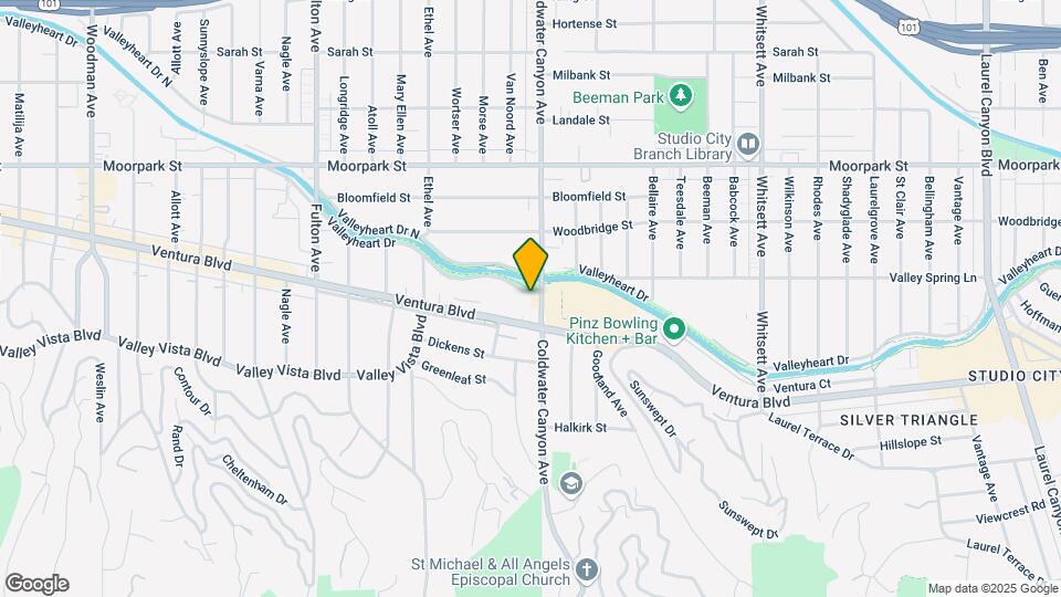 12914 Valleyheart Dr Map and Location Details