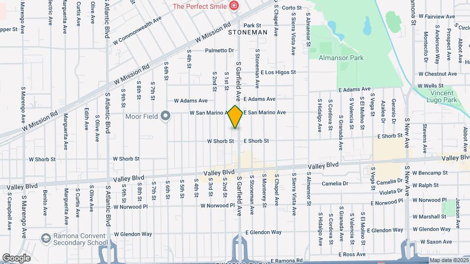 1137-1141 S Garfield Ave Mapa y Detalles de la Ubicación