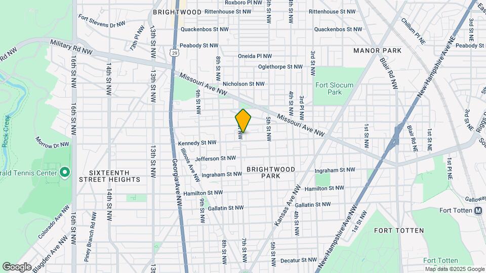 5507 7th St NW Map and Location Details