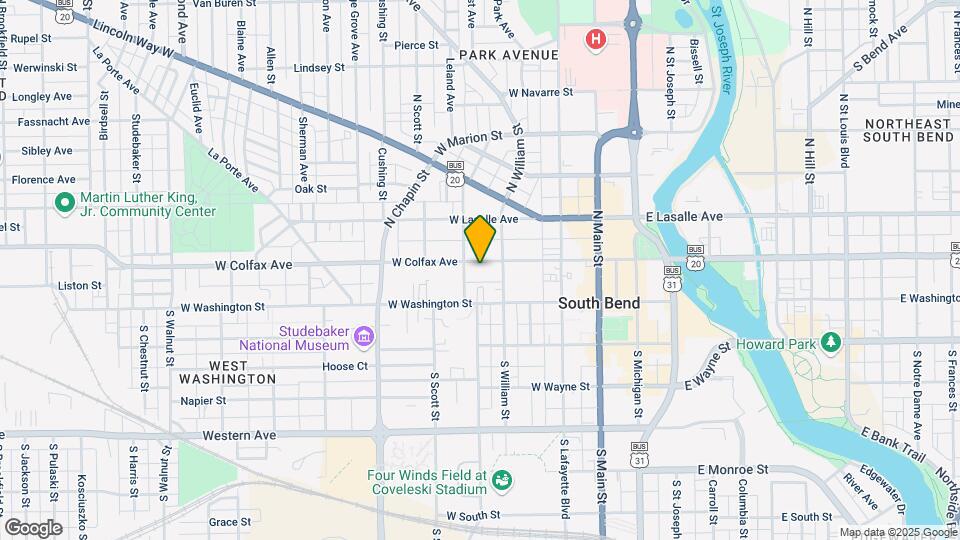 Colfax Apartments Map and Location Details