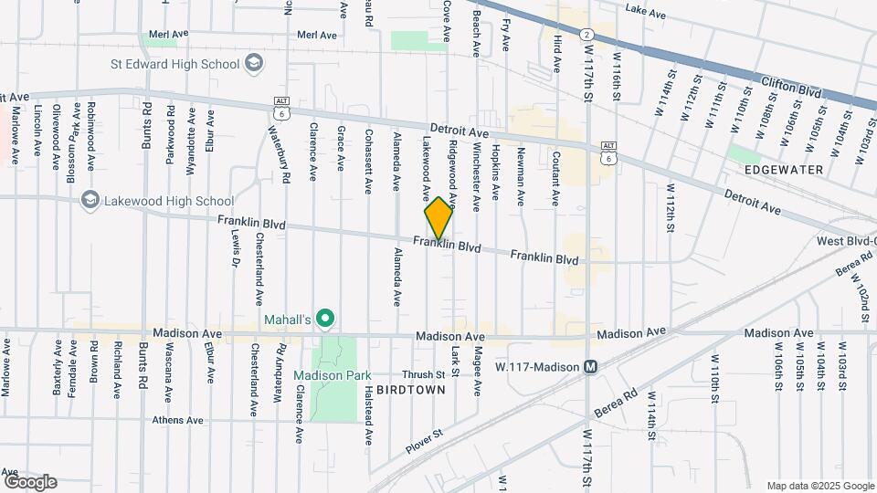 12507 Franklin Blvd Mapa y Detalles de la Ubicación