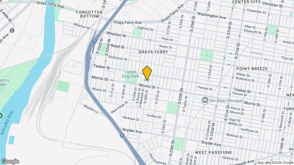 1634 S 28th St Map and Location Details