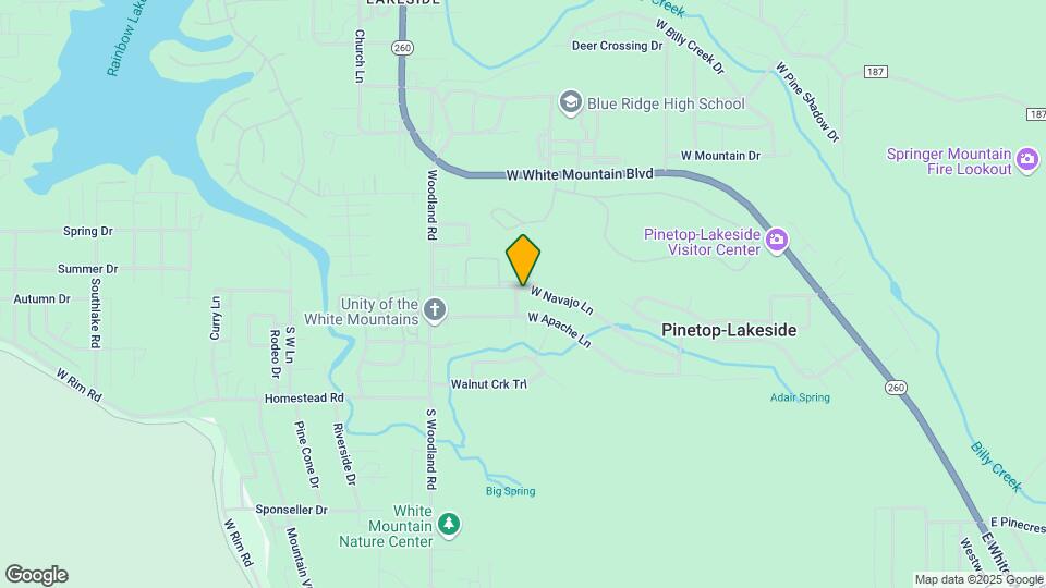 1235 W Navajo Ln Map and Location Details