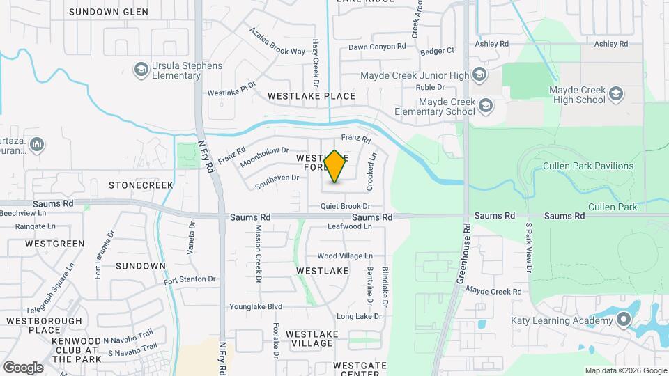 19510 Westhaven Dr Map and Location Details