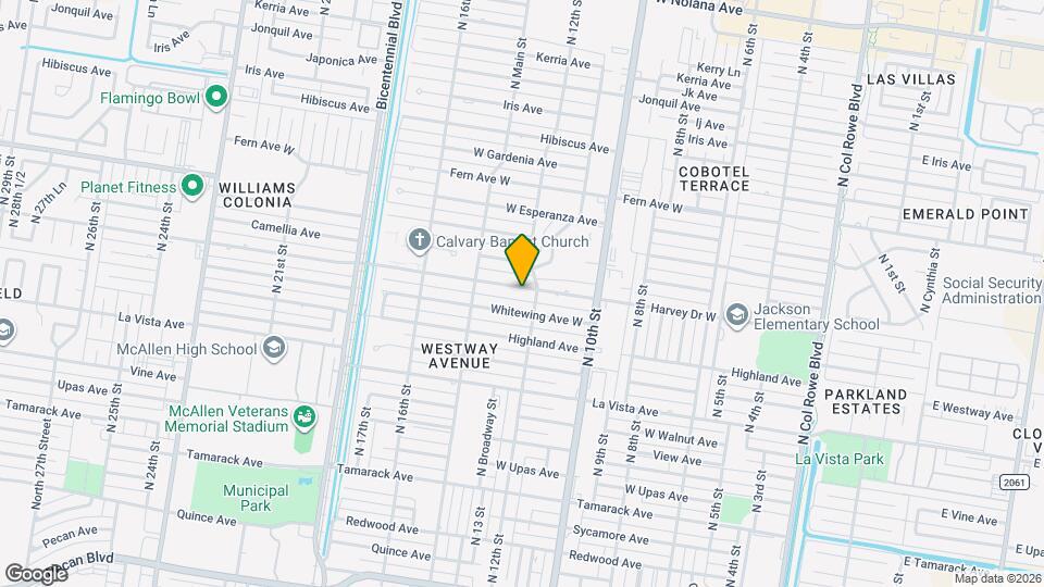 1209 Harvey St Map and Location Details