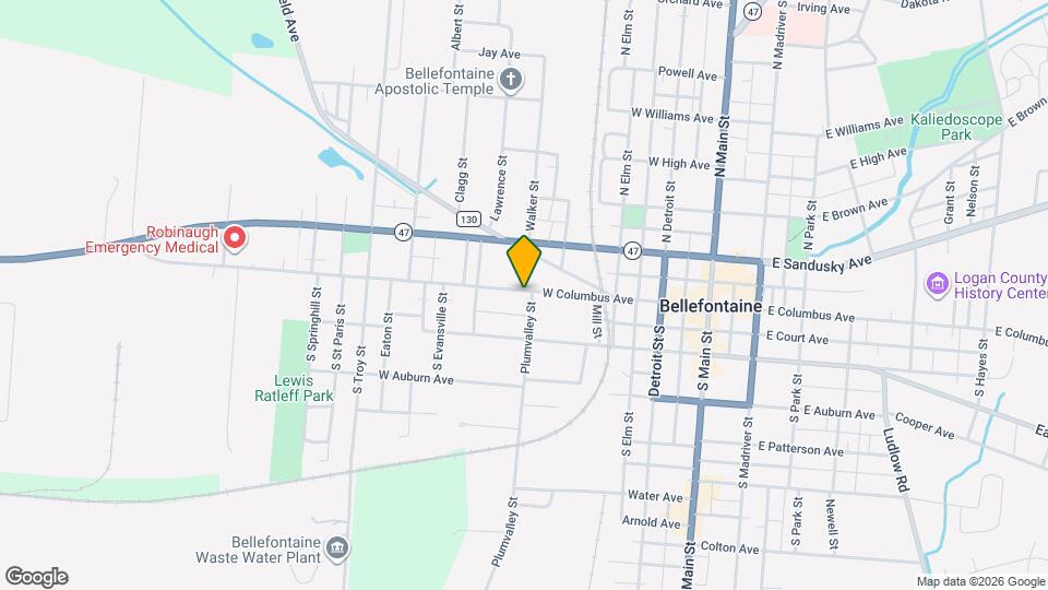 505 W Columbus Ave Map and Location Details