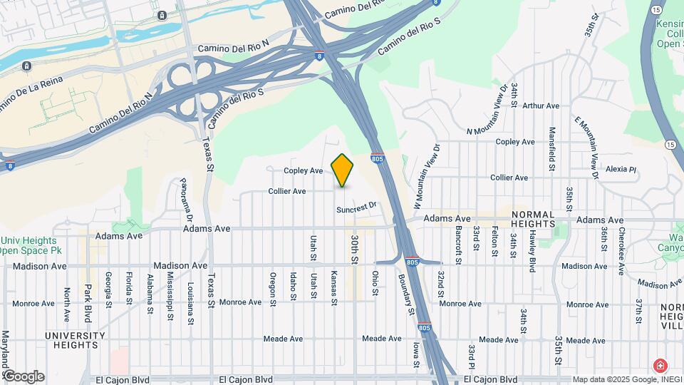4847 Kansas St Map and Location Details