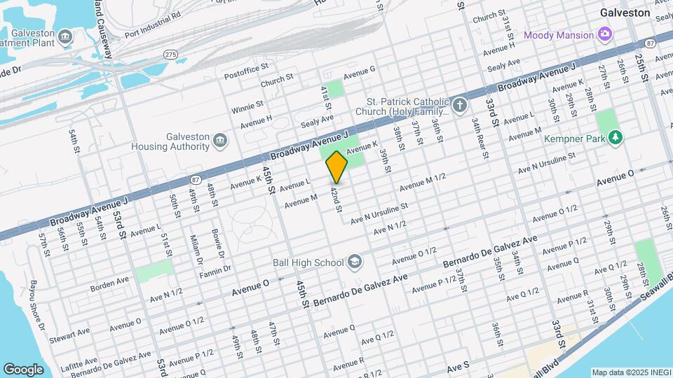 1222 42nd St Map and Location Details