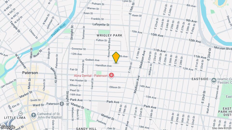 327 Hamilton Ave, Unit 302 Map and Location Details