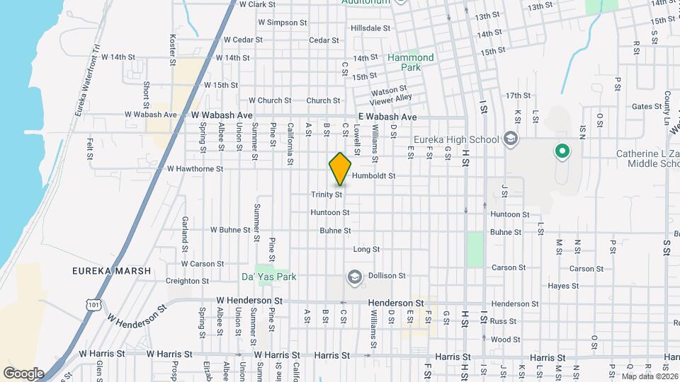 2146 C St Mapa y Detalles de la Ubicación