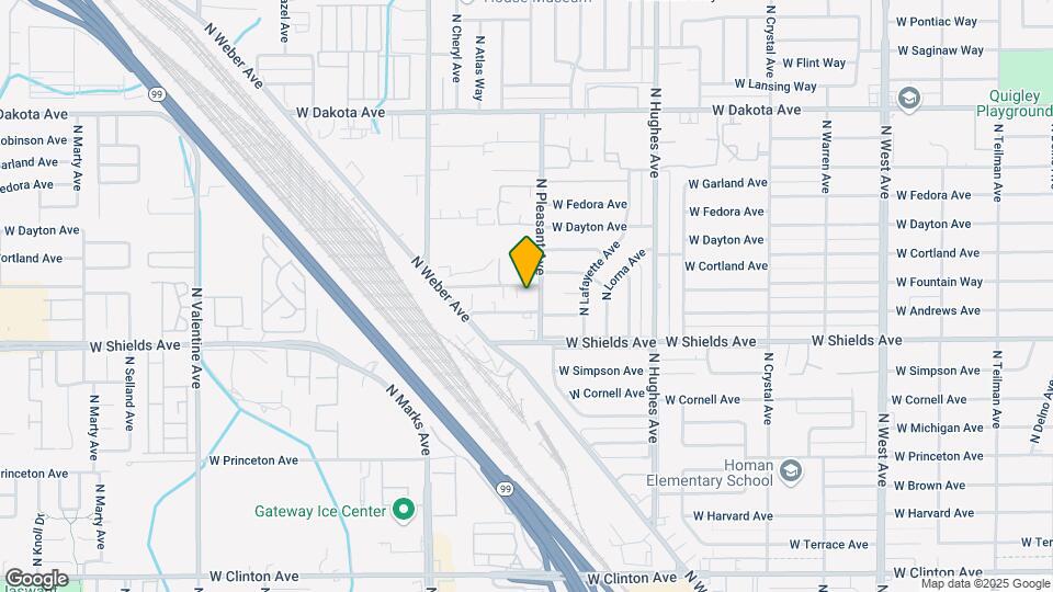 2515 W Fountain Way Map and Location Details