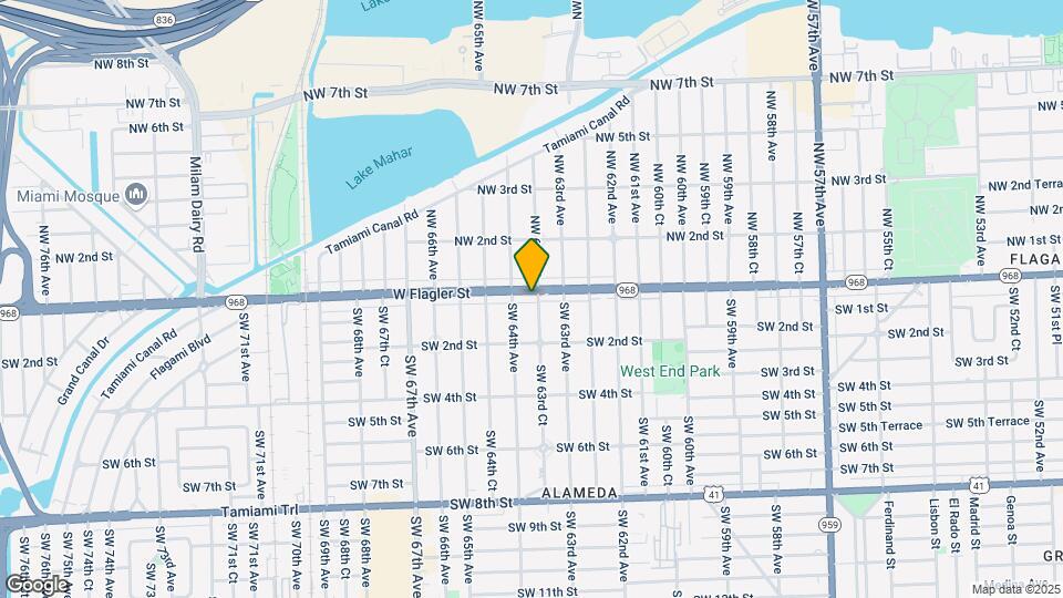 6344 W Flagler St Map and Location Details