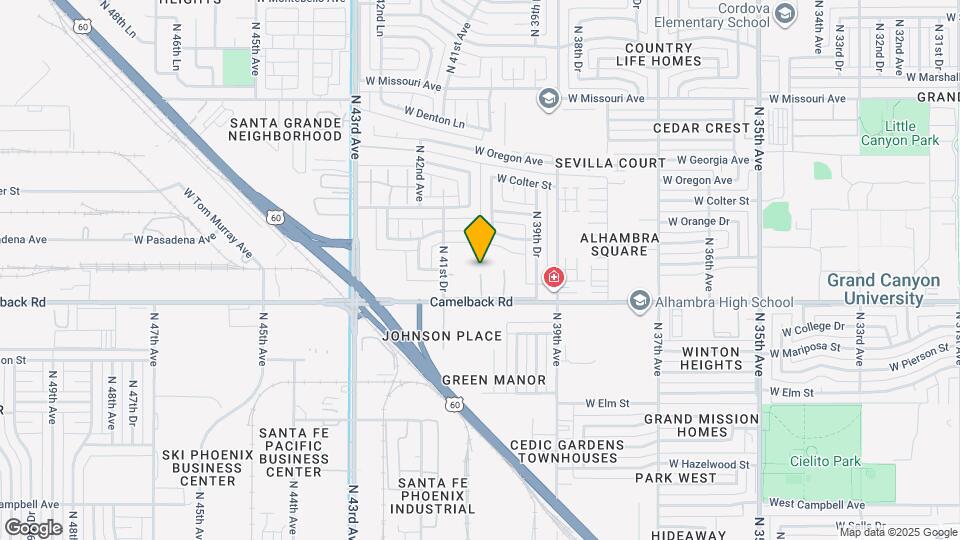 4024 W Reade Ave Map and Location Details