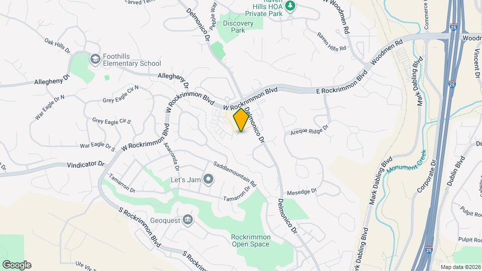 6560 Delmonico Dr Map and Location Details