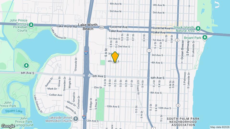 415 S C St Mapa y Detalles de la Ubicación