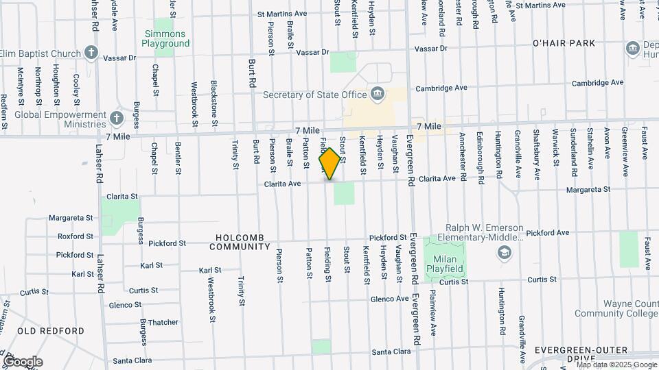 18580 Fielding St Map and Location Details