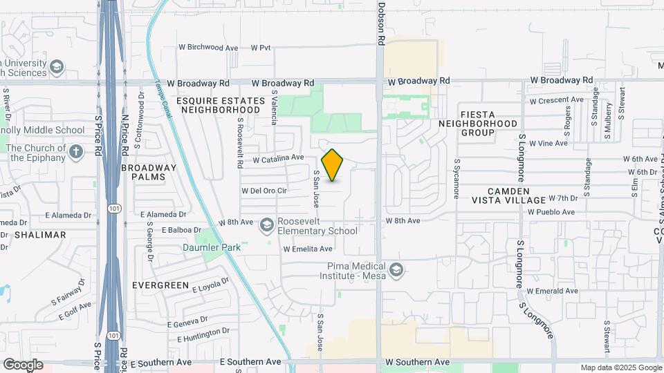 2124 W Del Oro Cir Mapa y Detalles de la Ubicación