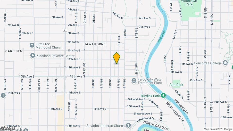 1121 6th St S Map and Location Details