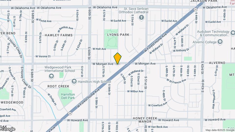 5509 W Morgan Ave, Unit Unit 2 Map and Location Details