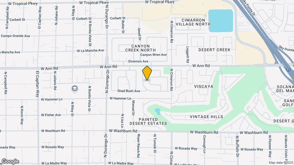 5473 Painted Gorge Dr, Unit 202 Map and Location Details